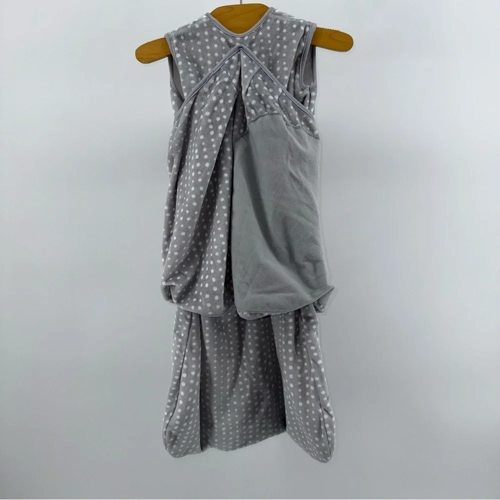 Halo for Pottery Barn Swaddle Gray Polka Dots Sleep Sack